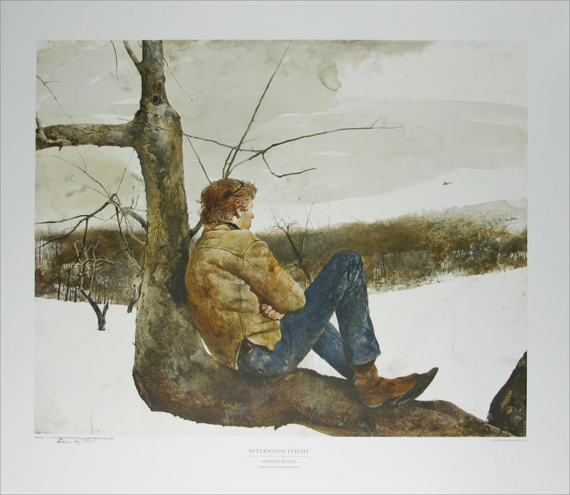 ArtWork1/Famous Painters/Andrew Wyeth Afternoon Flight.jpg